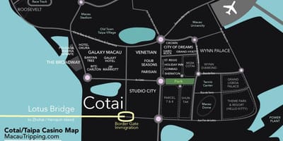 نقشہ کے cotai مکاؤ